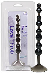Анальний ланцюжок LOVE THROB 7" чорна   | Knopka