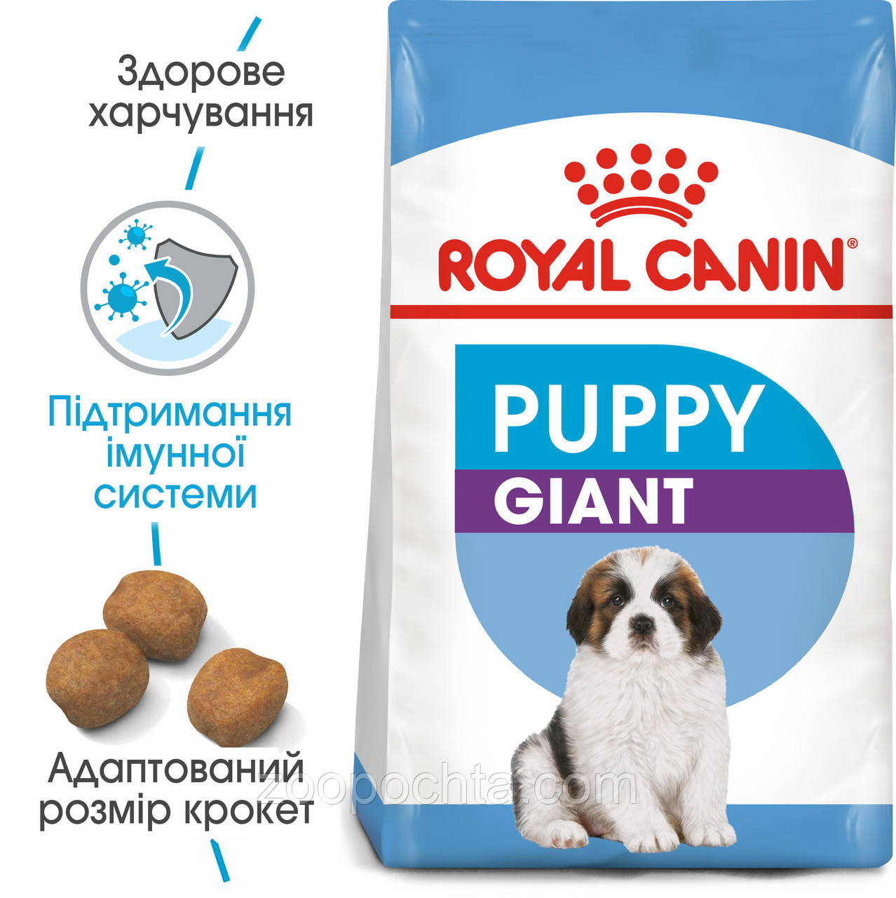 Сухий корм Royal Canin Giant Puppy (Роял Канін Джайнт Паппі) для цуценят великих порід, 1 КГ