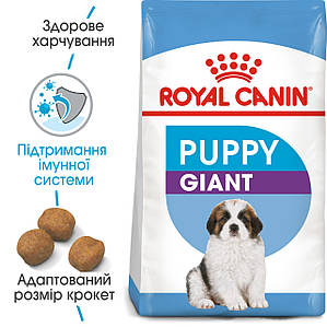 Сухий корм Royal Canin Giant Puppy (Роял Канін Джайнт Паппі) для цуценят великих порід, 1 КГ