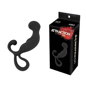 Масажери простати MAI Attraction Toys №80 Black, довжина 13.4 см, діаметр 3.2 см   | Knopka, фото 2