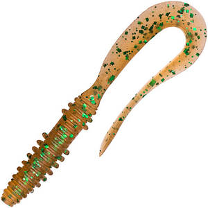 Силікон Keitech Mad Wag Mini 3.5" (10 шт/уп) ц:ea#02 peach green flk.