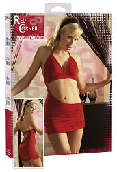 Червоне міні-сукня RED CORNER