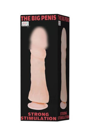 Вібратор на присоску BIG PENIS | Knopka, фото 1