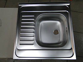 Мийка кухонна з нержавіючої сталі Alveus Classic  (600мм х 600мм) накладна, декор
