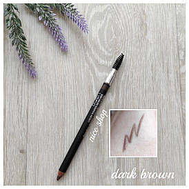 Олівець для брів пудровий Aden dark brown