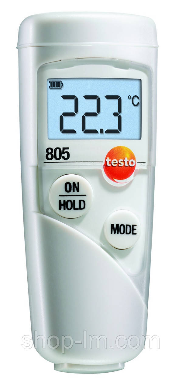 Мініатюрний пірометр Testo 805 (-25...+250 °C; ±1 °C) DS:1:1. EMS 0.95. Німеччина. Сертифіковані HACCP