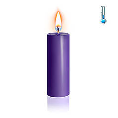 Фіолетова свічка воскова S 10 см низькотемпературна   | Knopka