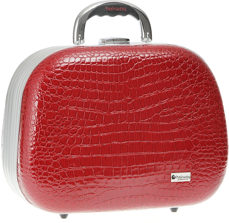 Валізу з штучної шкіри заокруглень 61*37*24 Hairway темно червоний