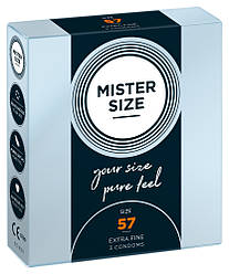 Презервативи MISTER SIZE (57 мм) 3 шт   | Knopka