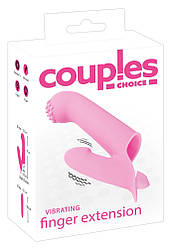 Вибронасадка на палець COUPLES CHOICE   | Knopka