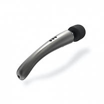 Потужний вібромасажер Dorcel MEGAWAND Chrome Silver водонепроникний, що перезаряджається, 160 режимів   | Knopka, фото 4