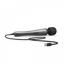 Потужний вібромасажер Dorcel MEGAWAND Chrome Silver водонепроникний, що перезаряджається, 160 режимів   | Knopka, фото 5