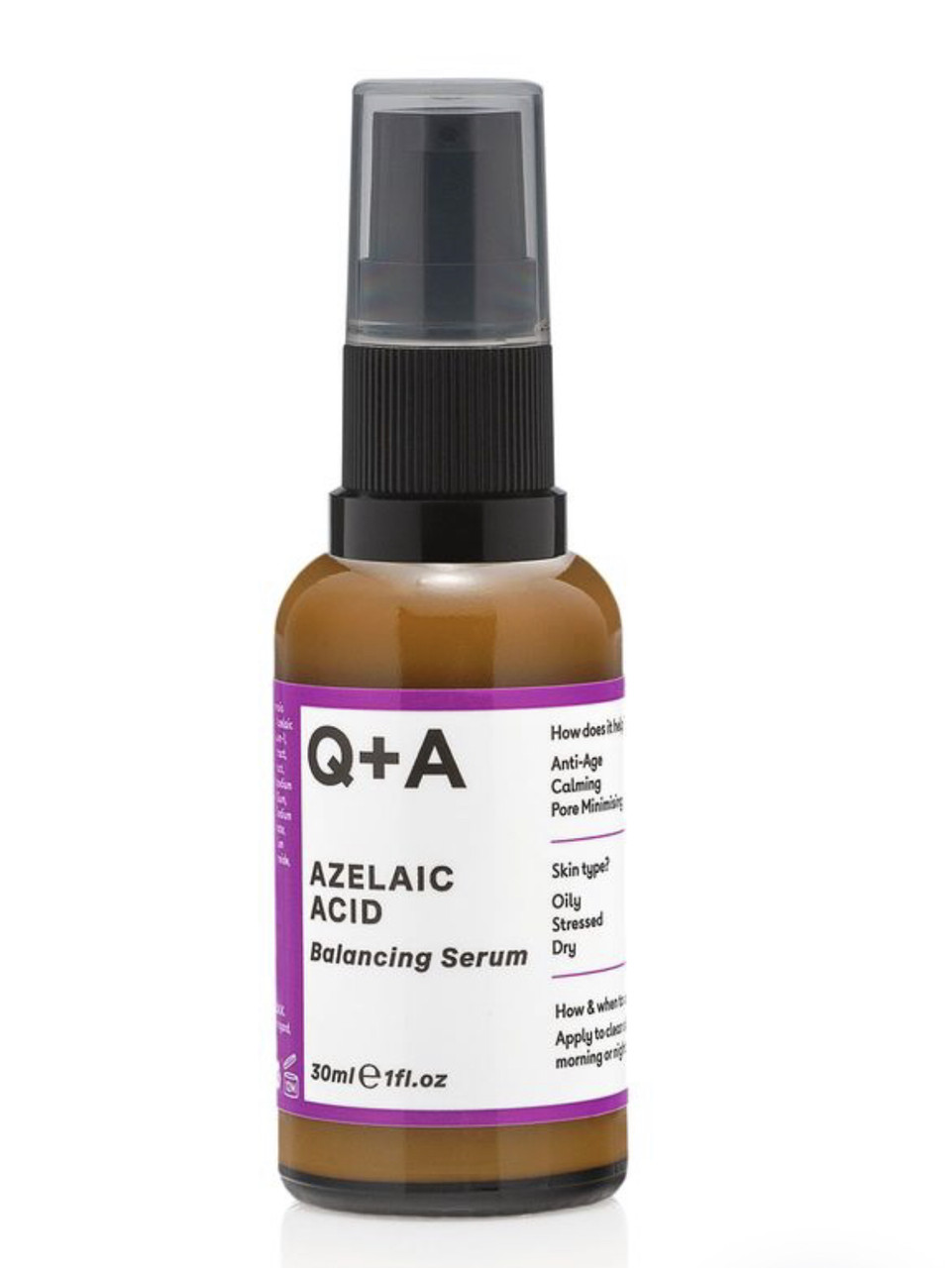 Сироватка  для обличчя з азелаїновою кислотою  Q+A  Azelaic Acid Facial Serum 30 мл