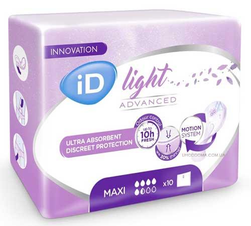 Урологічні Жіночі Прокладки ID Light Махі №10