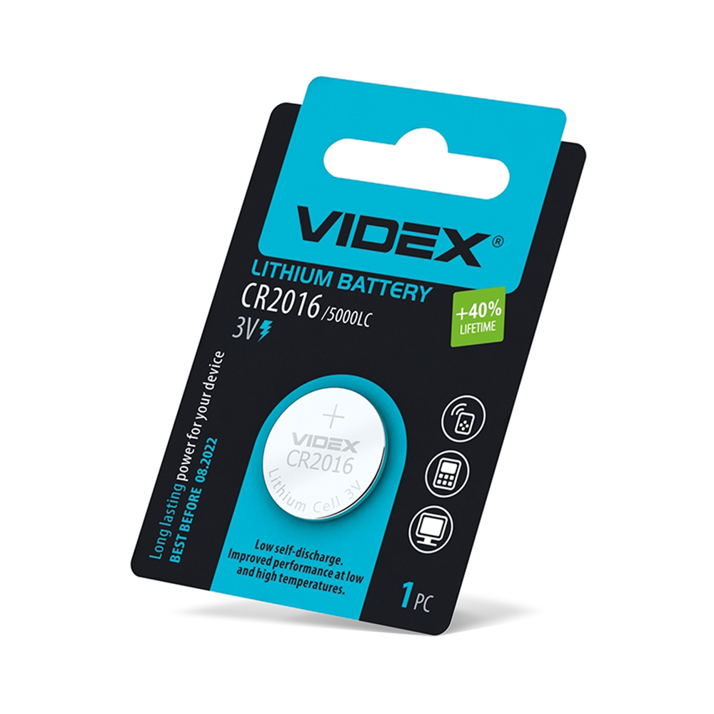 Батарейка CR2016 Videx Lithium (3v)