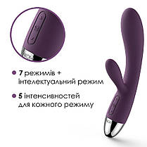 Вібратор кролик з інтелектуальним режимом Svakom Alice Violet | Knopka, фото 4