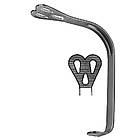 Шпатель для язика по Wieder с насічками вигнутий. Довжина 15 см, фото 2