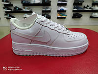 Кроссовки женские Nike Air Force 1 кожаные белые кроссовки