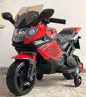 Детский электромобиль мотоцикл Bambi M 3582EL-3 черно-красный **