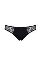 Трусики-сліпи з мереживною облямівкою Dina Thong black L/XL - Passion | Knopka, фото 6
