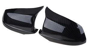 Накладки на дзеркала M Performance BMW (БМВ) 5 series F10 F11 F18 (2010-13) Карбонові, фото 4