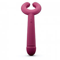 Вібратор для пар Love To PLEASE Love ME з трьома моторами, гнучкий | Knopka, фото 3