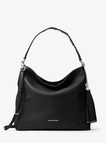 Brooklyn large pebbled leather shoulder bag sales