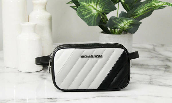 Michael Kors Rose Quilted Convertible Belt Bag Opwht Multi 35T0SXOC5U
