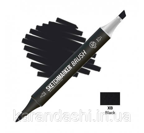 Скетчмаркер SKETCHMARKER BRUSH XB - Black (Чорний) SMB-XB, фото 2