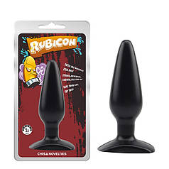 Анальний стимулятор чорний Anal Plug Medium | Knopka