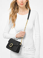 Сумка Michael Kors Wanda Small Pebbled Leather Crossbody Bag Black (35T0GW5C1L)