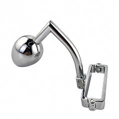 Фіксований анальний гачок мошоки з неіржавкої сталі, змінний 3 кулі | Knopka