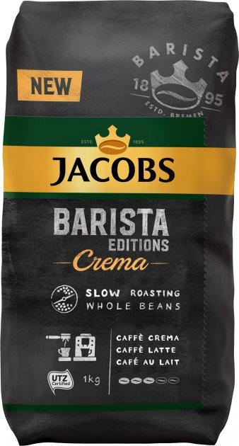 Кава в зернах Jacobs Barista Crema 1кг 100% Оригінал Німеччина, фото 1