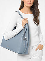 Сумка Michael Kors Joan Extra-Large Pebbled Leather Shoulder Bag Pale Blue (35T1SV9L4L)