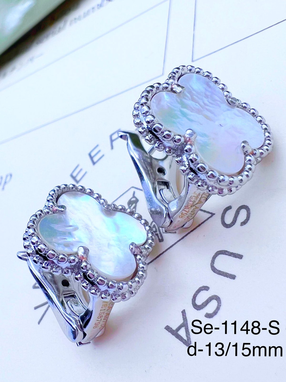 Сережки Stainlees Steel преміум
