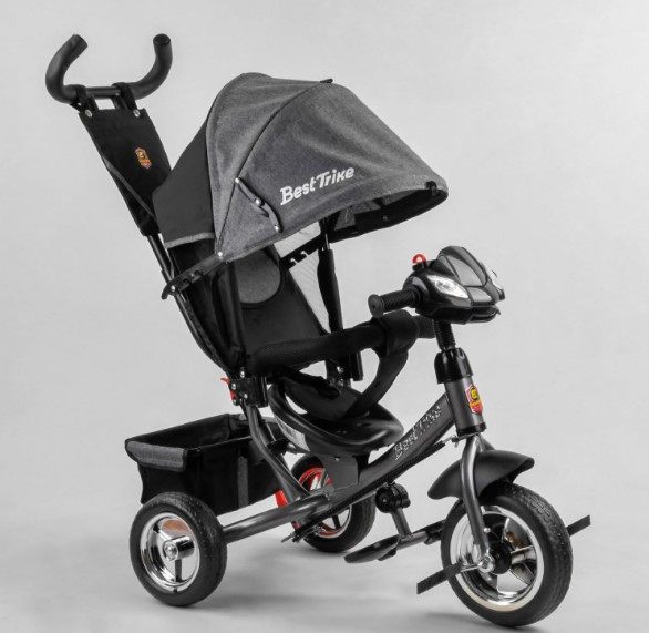 Велосипед Best Trike 6588 - 11-020 З ФАРОЮ світло і звуки СИНІЙ сталева рама, колеса піна