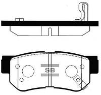 Тормозные колодки задние HYUNDAI SANTAFE,SONATA,GETZ,TUCSON,KIA SPORTAGE