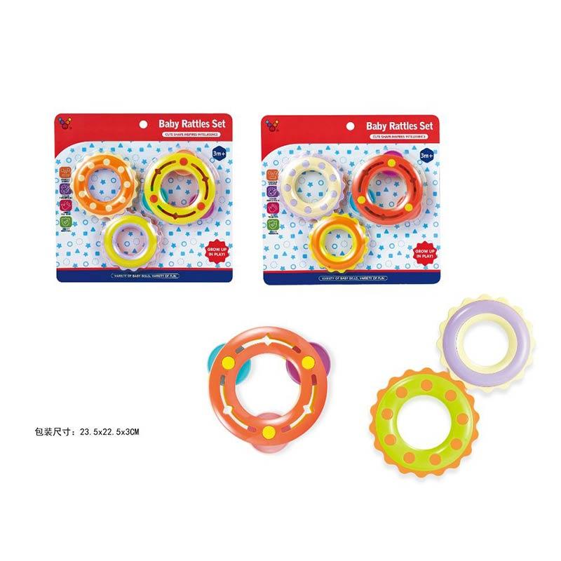 Брязкальце у ручку Колечко, 3 штуки 2 види, 11516