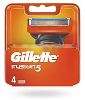 Сменные картриджи для бритья Gillette Fusion 5, мужские, 4шт