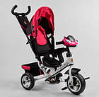 Велосипед Best Trike 6588 / 73-202 З ФеРЯКОЮ світло та звуки РОЗОВИЙ сталева рама, колеса піна, фото 6