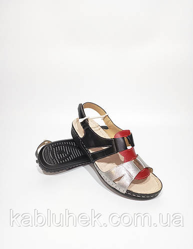 Женские босоножки больших размеров, на низком ходу удобная прошитая ...