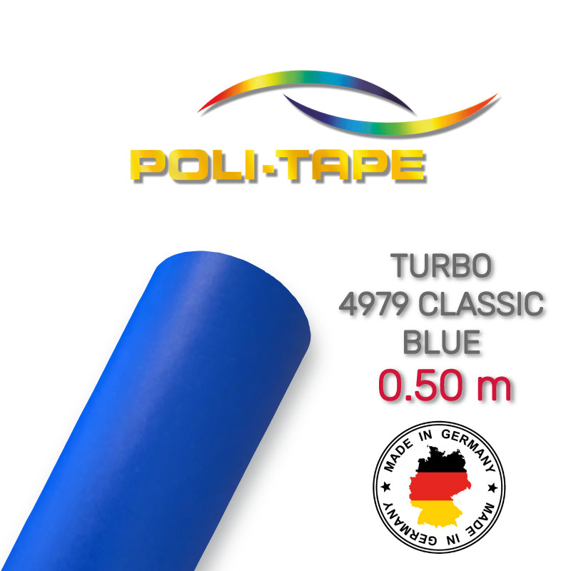 Poli-Flex Turbo 4979 Classic Blue — темно-синя плівка 0.50 m, фото 1