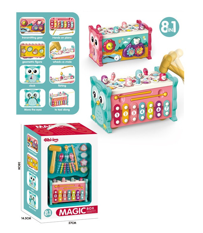 Іграшка разивающая логіка стучалка, 2 кольори, 688-29