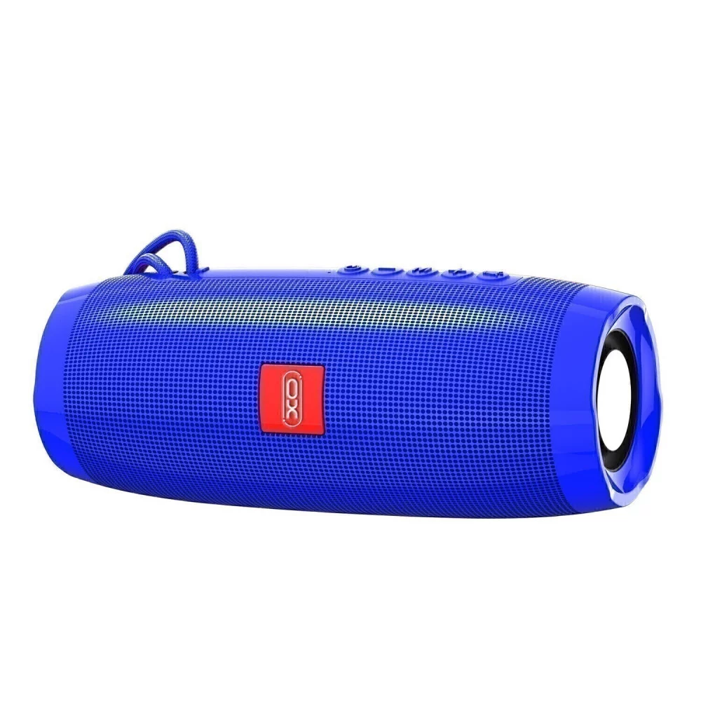 Портативна бездротова Bluetooth колонка з підсвіткою XO-F27 |SD-card, Bluetooth, USB, FM, AUX| Синій