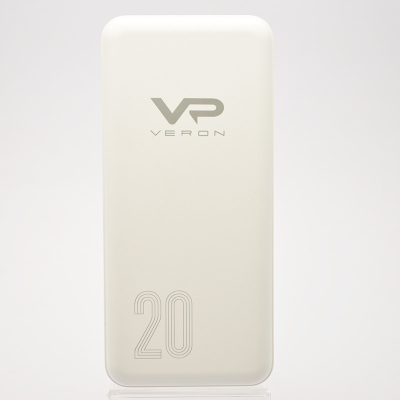 Зовнішній акумулятор (PowerBank) Veron D20 20000 mAh White