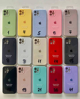 Чохол Silicone Full Cover + camera на айфон для Apple iPhone 12