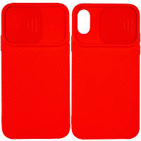 Чехол на iPhone XS Max (6,5 дюйм) / Айфон Икс Эс Макс (6,5 дюйм) красный