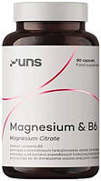 Вітаміни UNS — Magnesium Citrate + B6 (90 капсул)