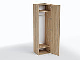 Шафа з полицею та штангою Moreli TS-12 Ш 600 / В 2180 / Г 520 мм Дуб сонома, фото 4