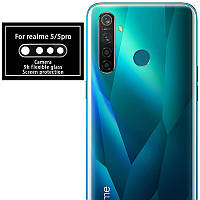 Гибкое защитное стекло на Realme 5 Pro / Реалми 5 Про черный